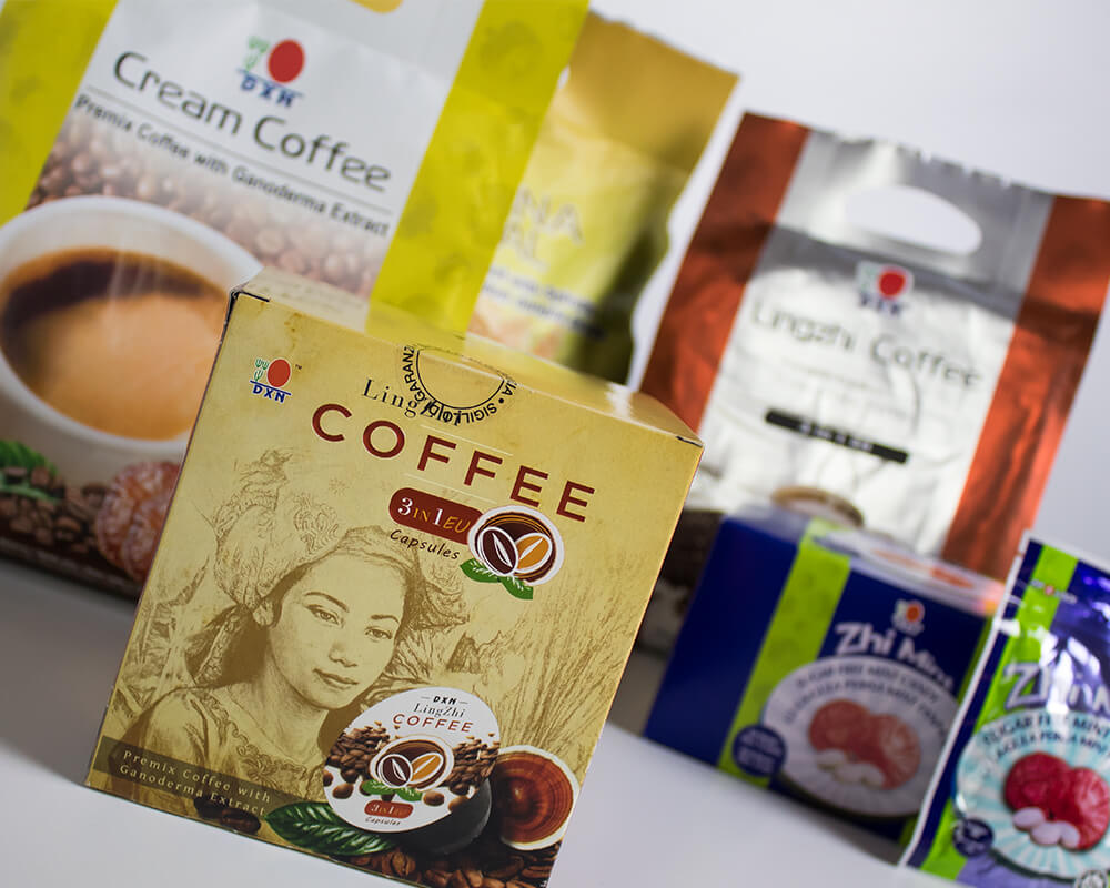 Ganoderma Caffe prodotti marketing